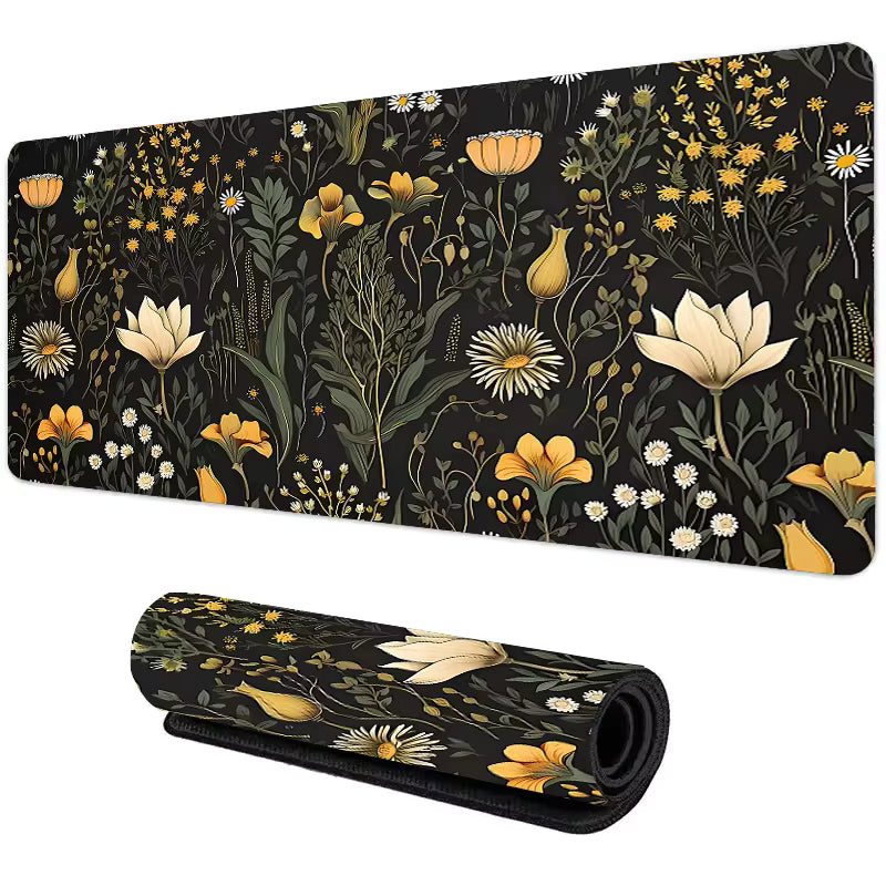 Sous main bureau avec motif Floral