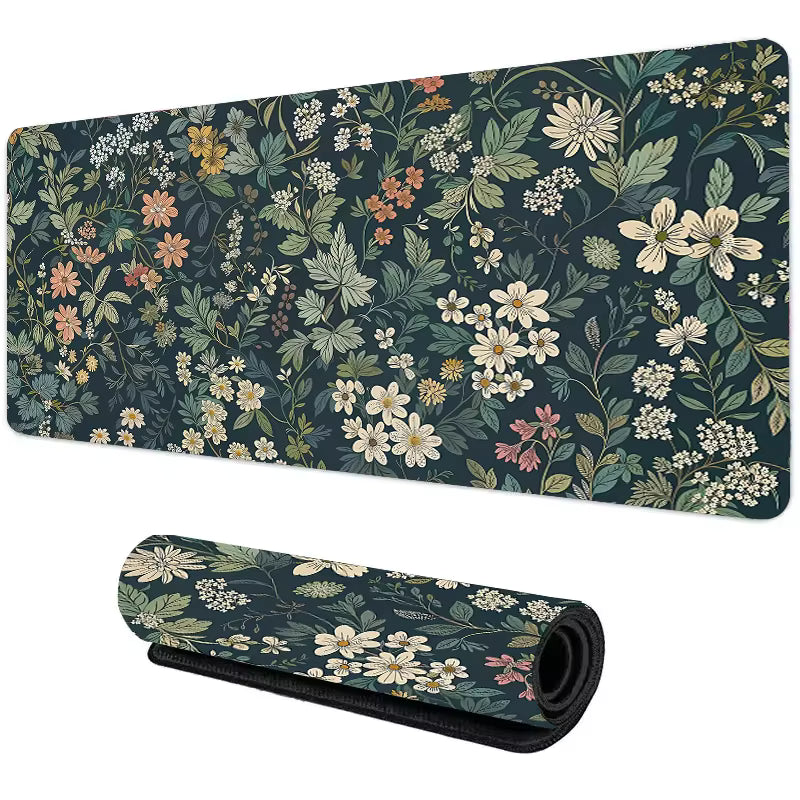 Sous main bureau avec motif Floral